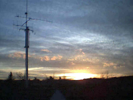 Abendstimmung um die Antenne